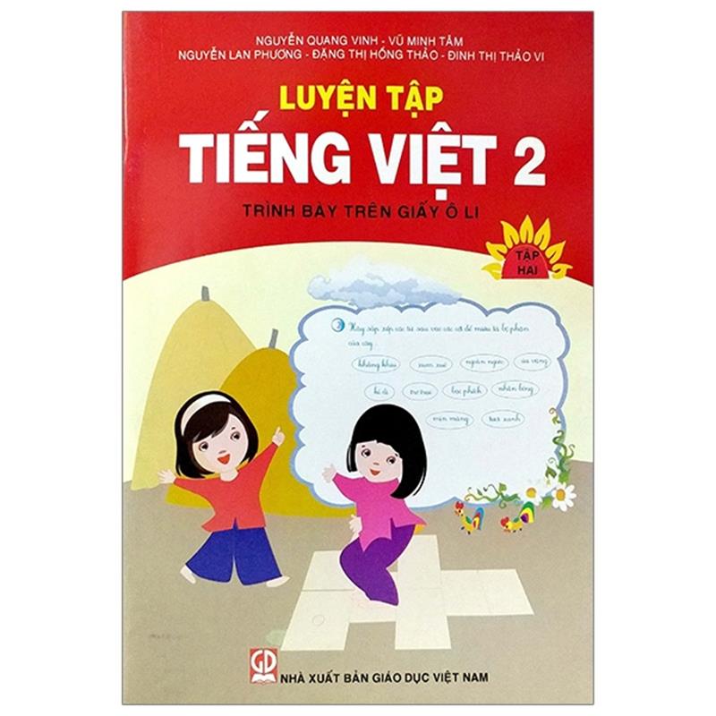 Sách Luyện Tập Tiếng Việt 2 - Tập 2 (Trình Bày Trên Giấy Ô Li) (Tái Bản 2019)