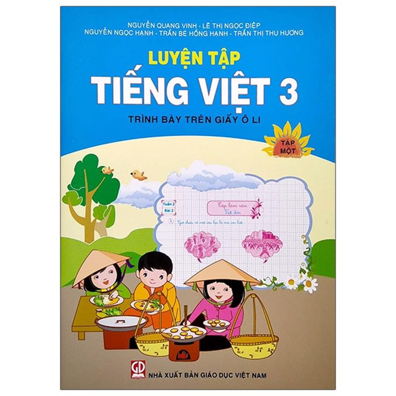 Sách Luyện Tập Tiếng Việt 3 - Tập 1 (Trình Bày Trên Giấy Ôli) (2020)
