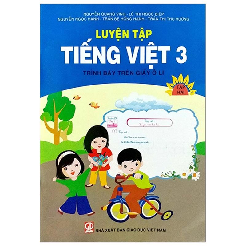 Sách Luyện Tập Tiếng Việt 3 - Tập 2 (Trình Bày Trên Giấy Ô Li)