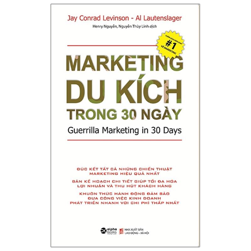 Sách Marketing Du Kích Trong 30 Ngày (Tái Bản 2020)