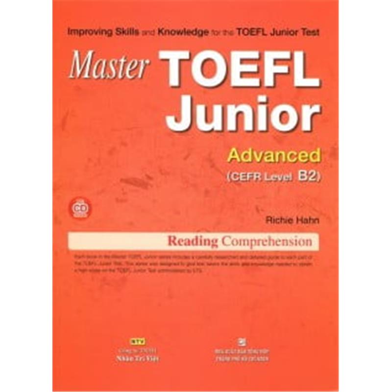 Sách Master TOEFL Junior - Advanced Level B2 (Kèm CD)