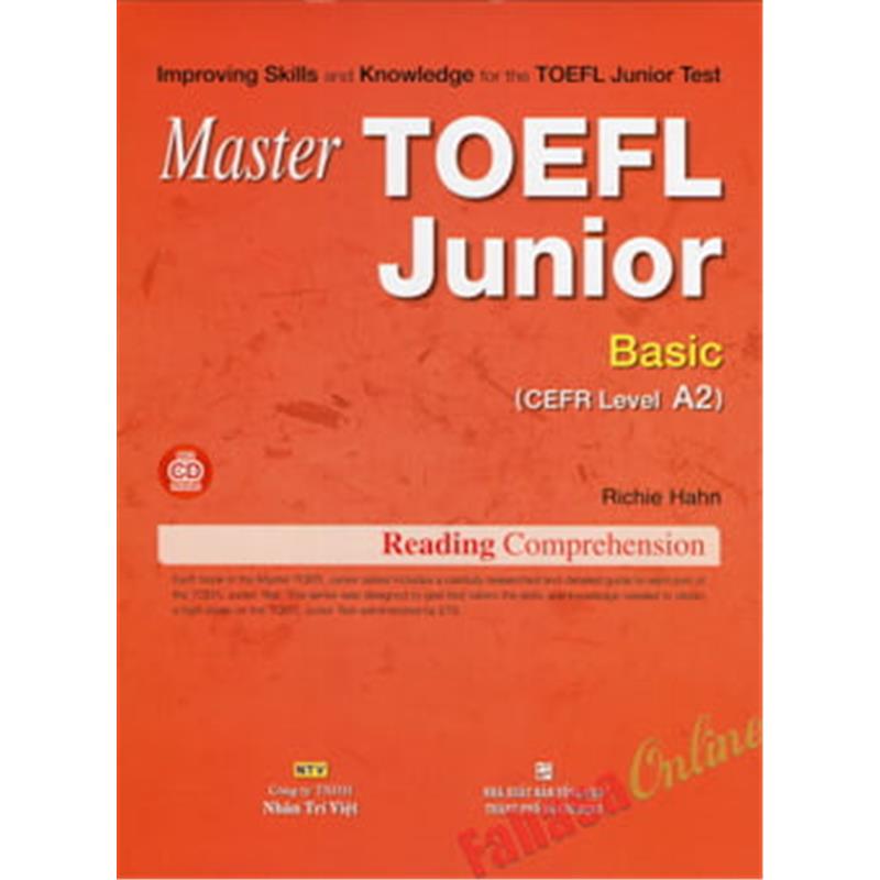 Sách Master Toefl Junior Basic Rc (Cefr Level A2)(+Cd)