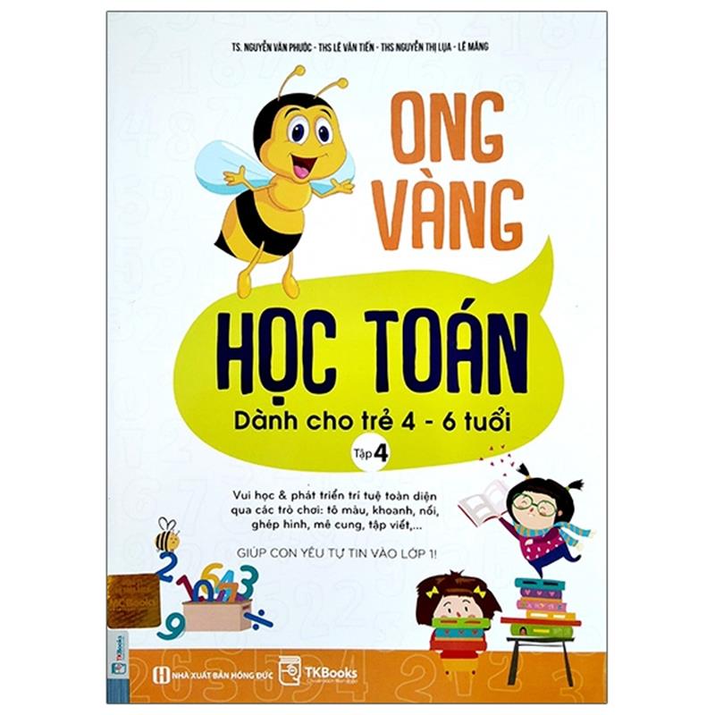 Sách Ong Vàng Học Toán Dành Cho Trẻ 4-6 Tuổi - Tập 4