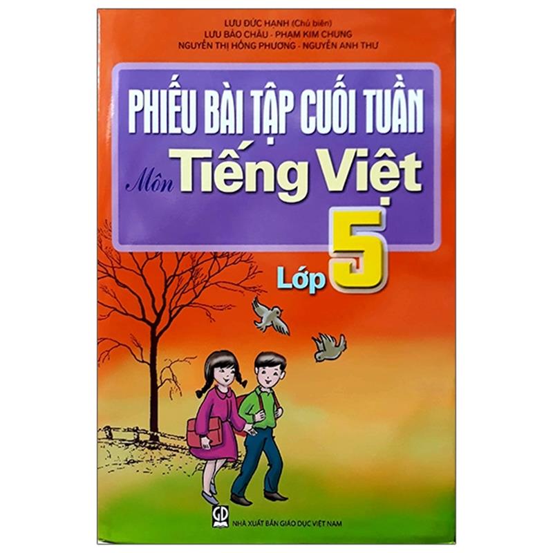 Sách Phiếu Bài Tập Cuối Tuần Môn Tiếng Việt Lớp 5 (2020)