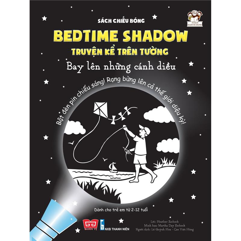 Sách Sách Chiếu Bóng - Bedtime Shadow - Truyện Kể Trên Tường - Bay Lên Những Cánh Diều!