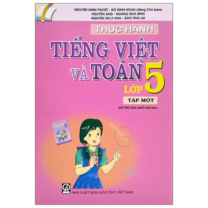 Sách Thực Hành Tiếng Việt Và Toán Lớp 5 - Tập 1 (2021)