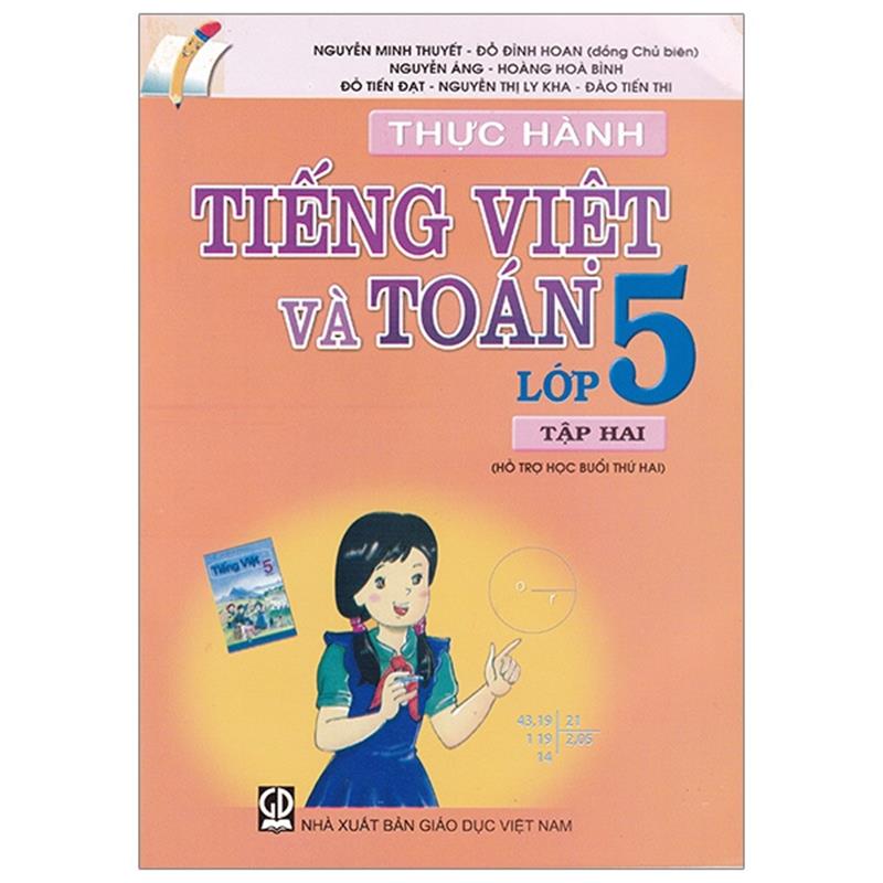 Sách Thực Hành Tiếng Việt Và Toán - Lớp 5 (Tập 2)