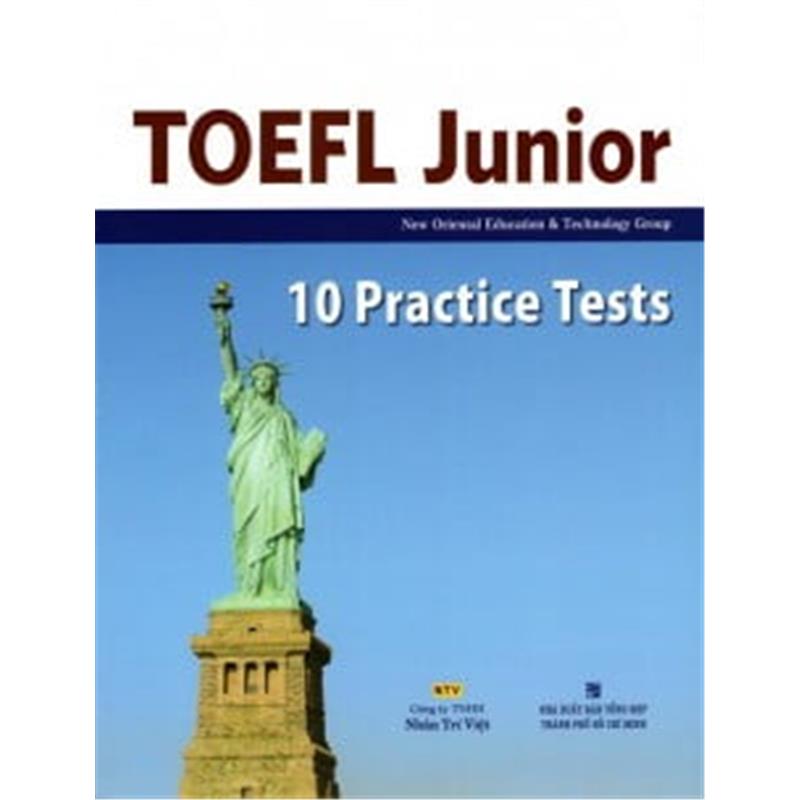 Sách TOEFL Junior - 10 Practice Tests (Kèm CD)