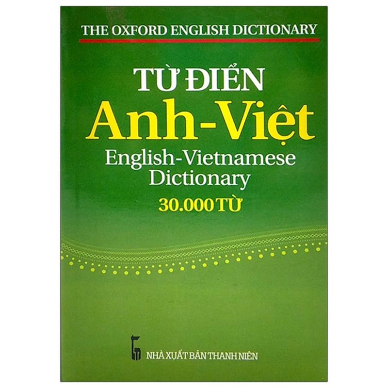 Sách Từ Điển Anh - Việt 30.000 Từ