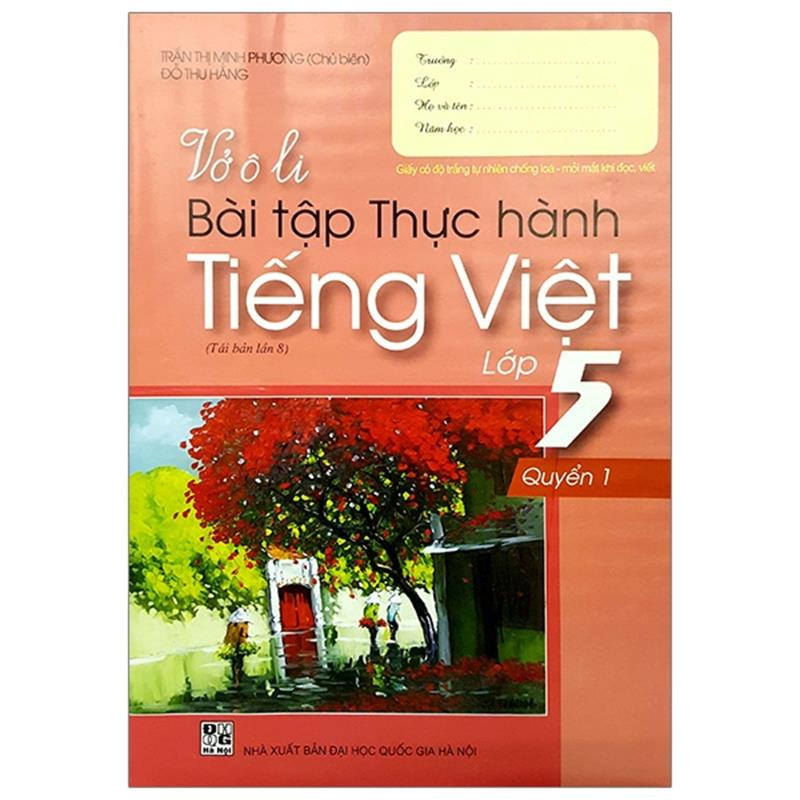 Sách Vở Ô Li Bài Tập Thực Hành Tiếng Việt 5 - Quyển 1 (2019)
