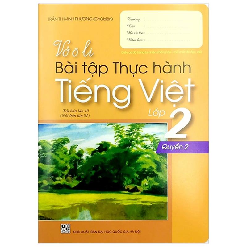 Sách Vở Ô Li Bài Tập Thực Hành Tiếng Việt Lớp 2 - Tập 2 (2018)
