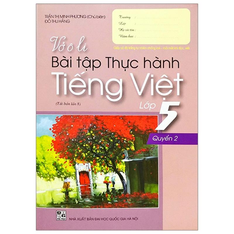 Sách Vở Ô Li Bài Tập Thực Hành Tiếng Việt Lớp 5 - Quyển 2