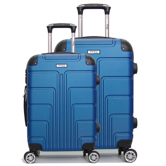 Set 2 Vali du lịch cao cấp TRIP màu xanh dương (size 50-60)-P701-SET