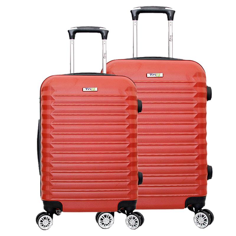 Set 2 vali du lịch cao cấp TRIP - Size 50 + 60 - Đỏ cà rốt - P805-SET