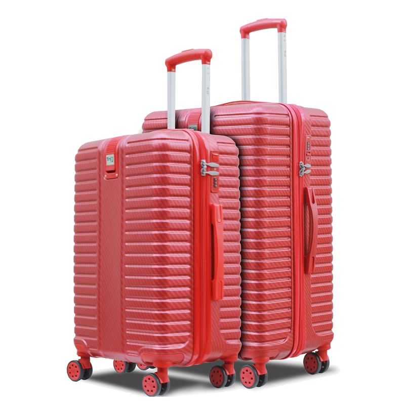 Set 2 Vali du lịch cao cấp TRIP - Size 50 + 60 - PC057-SET - Đỏ