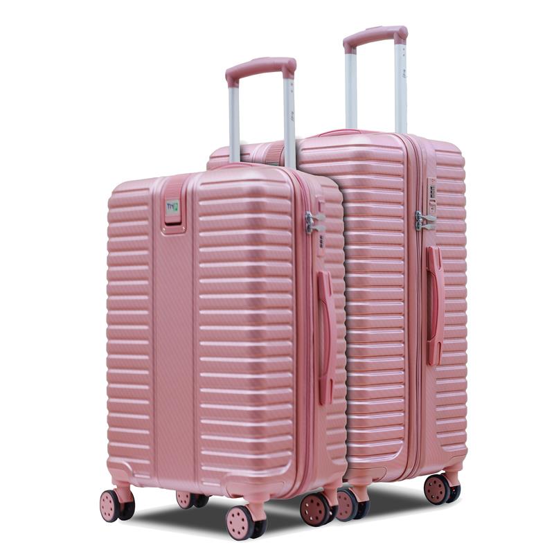 Set 2 Vali du lịch cao cấp TRIP - Size 50 + 60 - PC057-SET - Vàng hồng