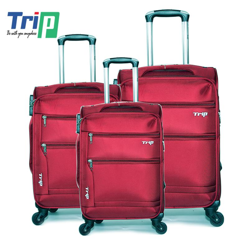 Set 3 Vali du lịch cao cấp TRIP - Size 50 + 60 + 70 - Đỏ - P-038-SET