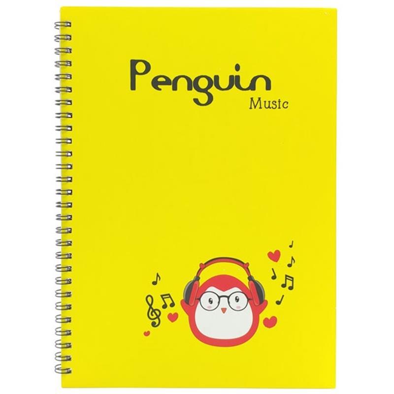 Sổ Lò Xo Penguin (18x25cm) - Mẫu 3 - Màu Vàng
