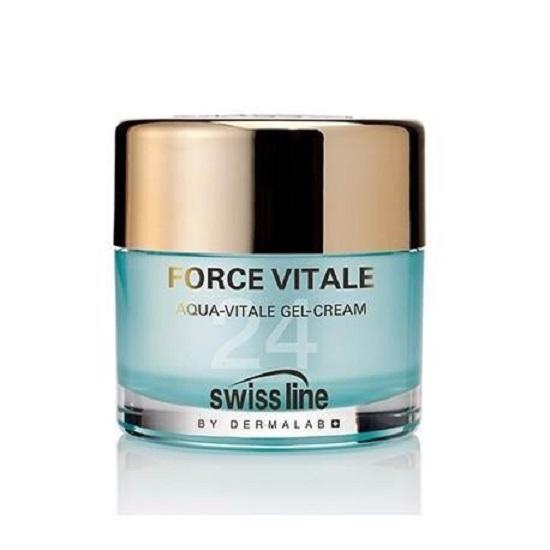 Swissline Force Vitale Aqua Vitale Gel Cream – Gel Cấp Nước Tái Tạo Da Tức Thì.