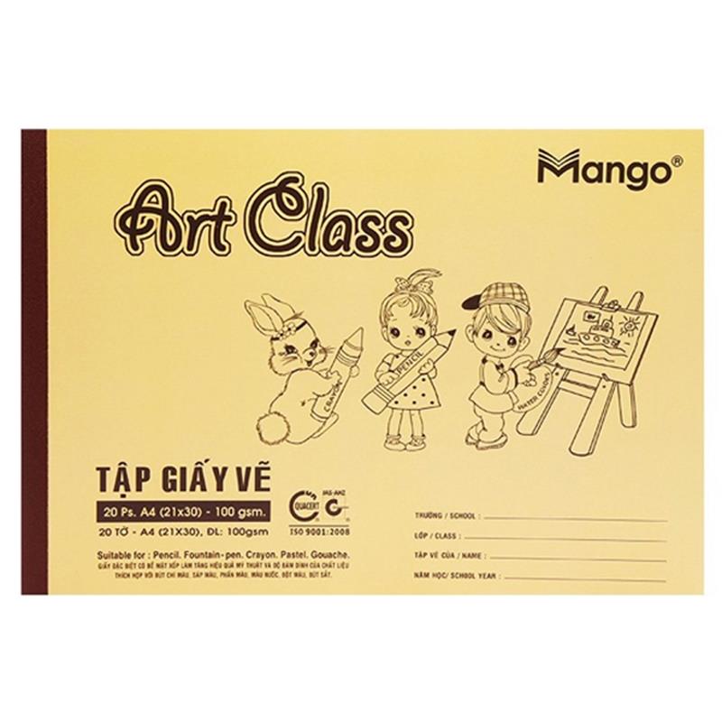 Tập Vẽ A4 20 Tờ Art Class Mango