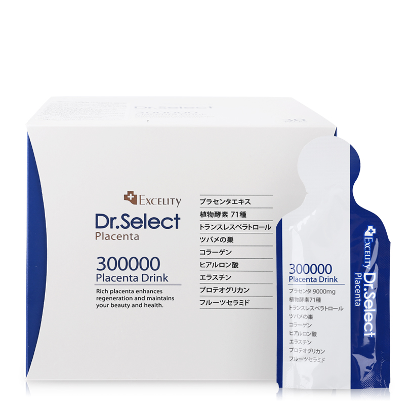 Tinh Chất Nhau Thai Heo Dr.Select Placenta Drink 300000 Nhật Bản (15g x 30 gói / hộp)