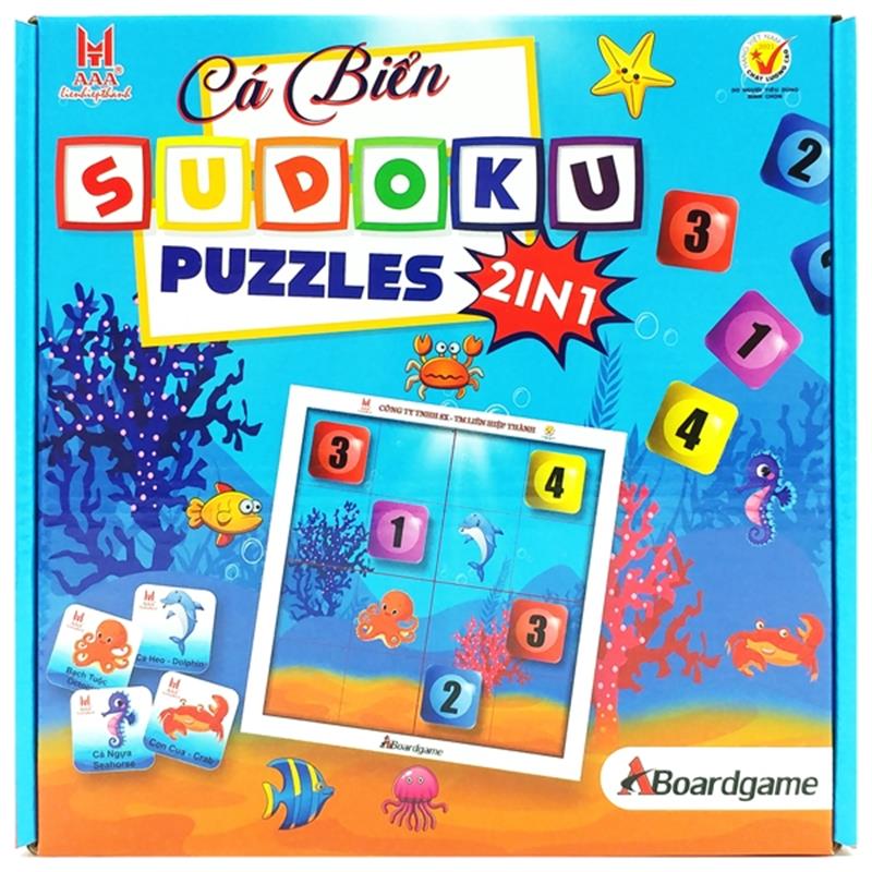 Trò Chơi Sudoku Puzzle 2 Trong 1 LHT - Cá Biển