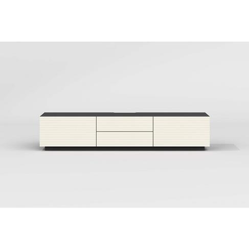 Tủ TV Lada (Drawer)- Sand White, CNC Vân Ngang - 180 x 45 x 50
