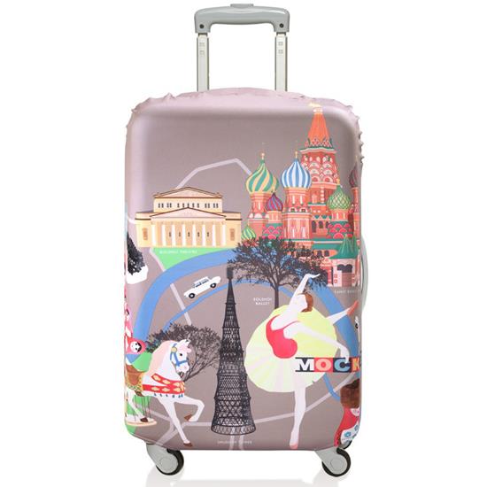 Túi bọc vali LOQI Prima Large Luggage Cover size L - Moscow - 4260317650428