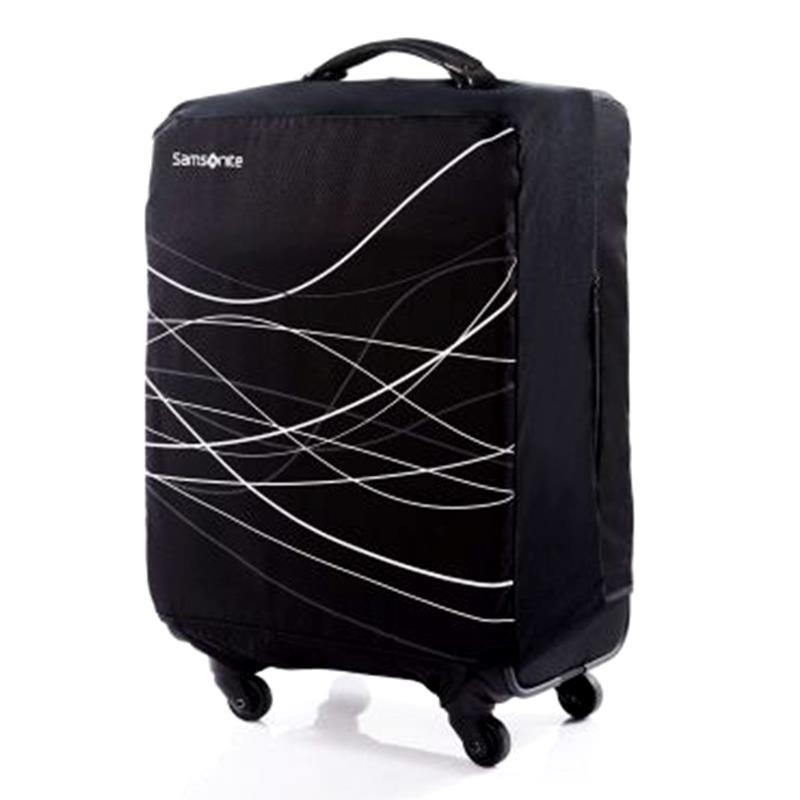 Túi bọc vali Samsonite Travel Link Acc. Foldable Luggage Cover S+ - Black - Z34*09189