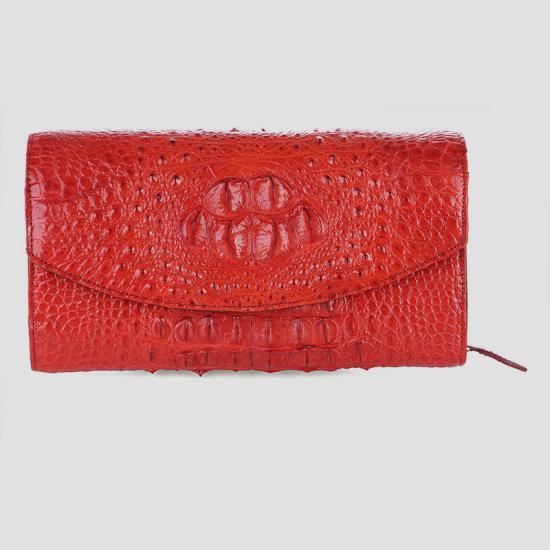 Túi nữ da cá sấu Huy Hoàng đeo chéo màu đỏ HY6232 - 2021163