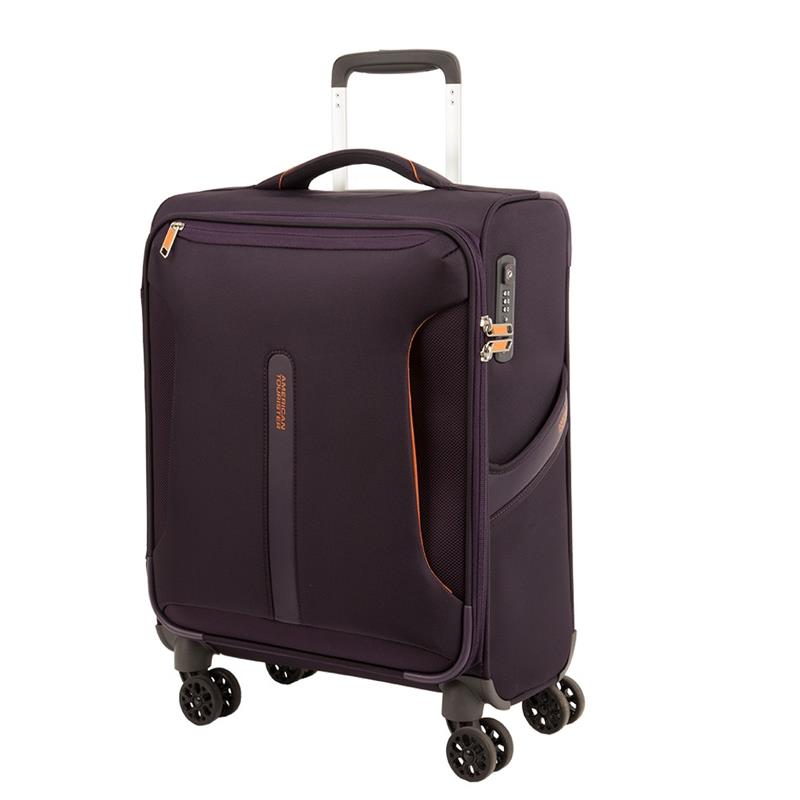Vali American Tourister AH7*91004 At Airliner Spinner 55/20 ASIA - Purple