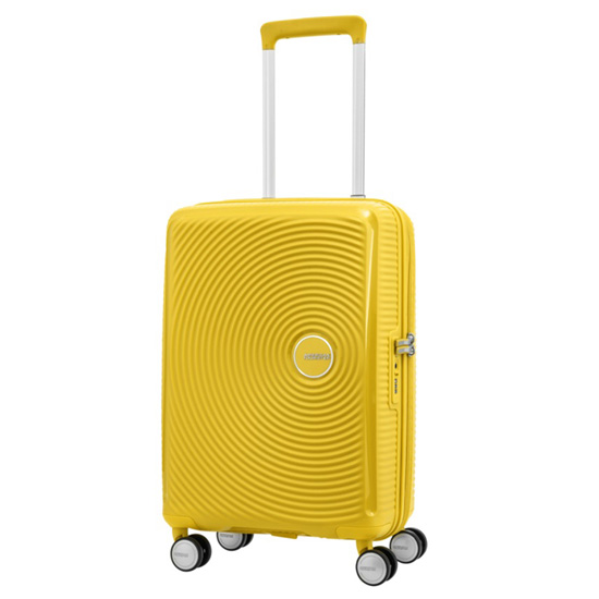 Vali cứng American Tourister AO8*16001 Curio Spinner 55/20 TSA - Golden Yellow