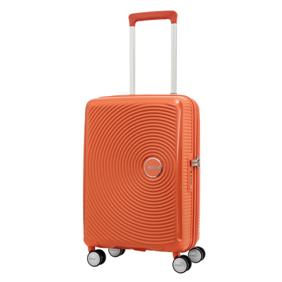Vali cứng American Tourister AO8*50001 Curio Spinner 55/20 TSA - Spicy Peach