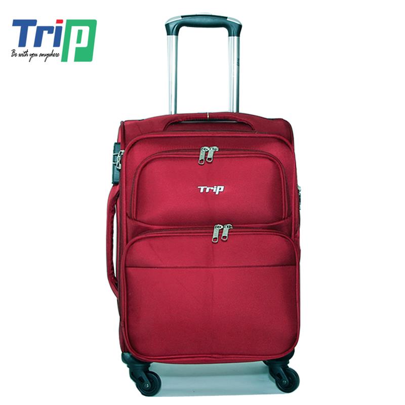 Vali du lịch vải cao cấp TRIP - Size 50 - Đỏ - P036-50