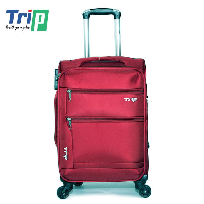 Vali du lịch vải cao cấp TRIP - Size 50 - Đỏ - P-038-50