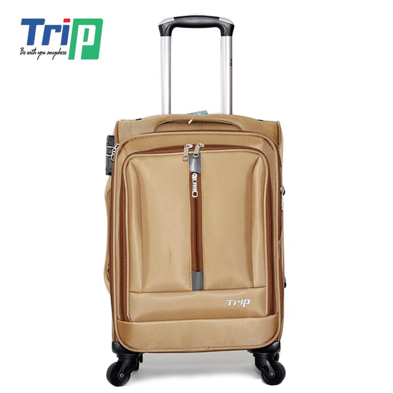 Vali du lịch vải cao cấp TRIP - Size 50 - Vàng - P-031-50