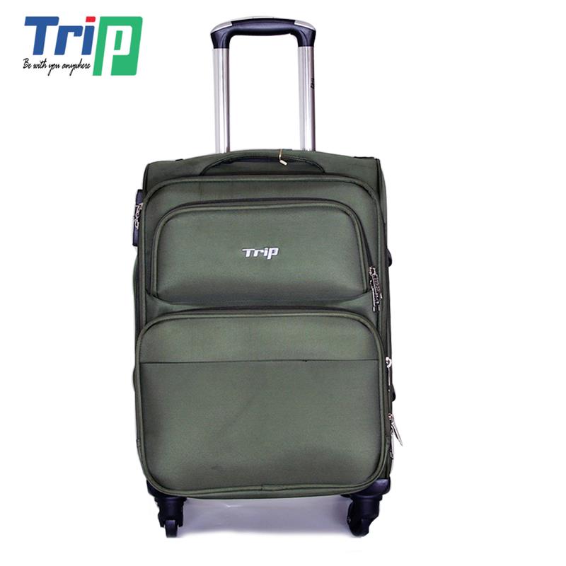 Vali du lịch vải cao cấp TRIP - Size 50 - Xanh rêu - P036-50