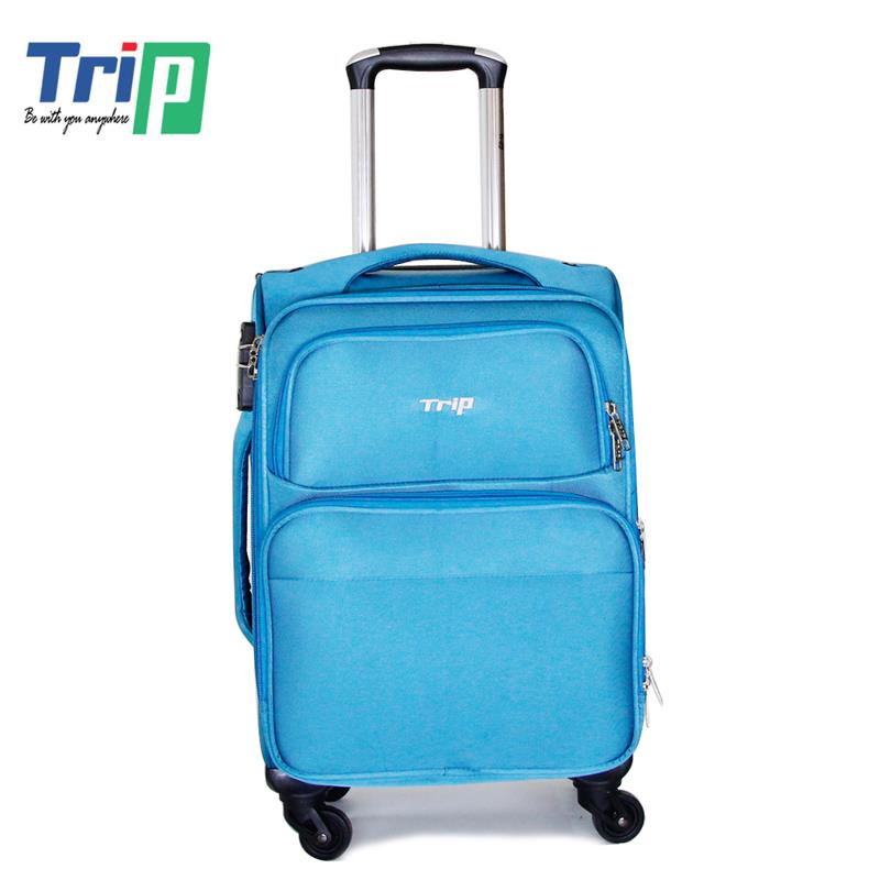 Vali du lịch vải cao cấp TRIP - Size 50 - Xanh thiên thanh - P036-50