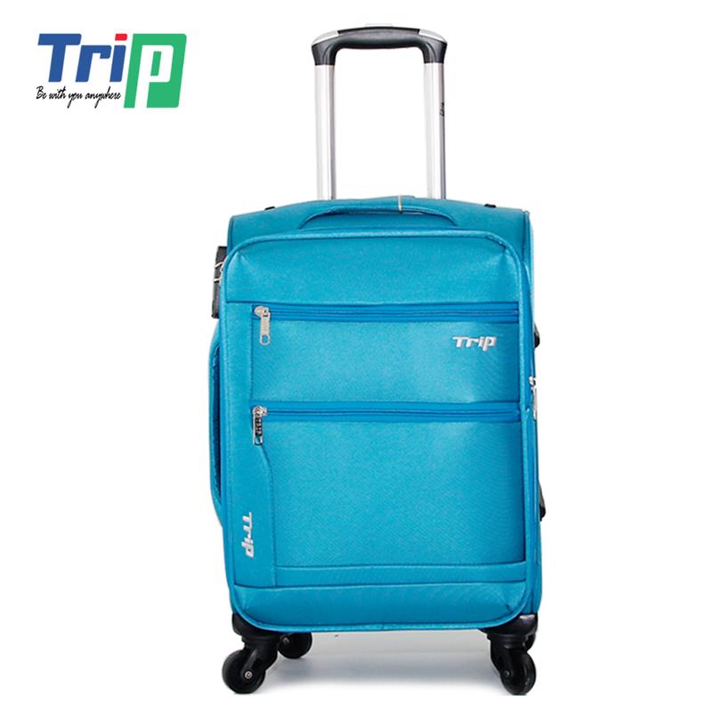 Vali du lịch vải cao cấp TRIP - Size 50 - Xanh thiên thanh - P-038-50