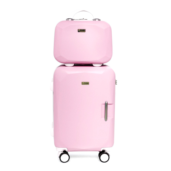 Vali nhựa cao cấp Doma 20 Inch (kèm túi nhỏ) - DH814 - Light Pink