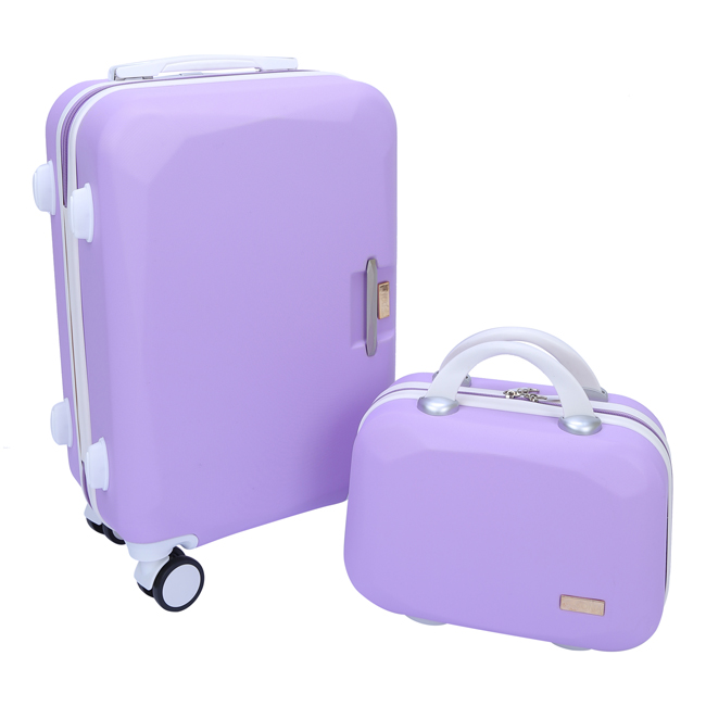 Vali nhựa cao cấp Doma 25 Inch (Kèm túi nhỏ) - Purple - DH814-PURPLE