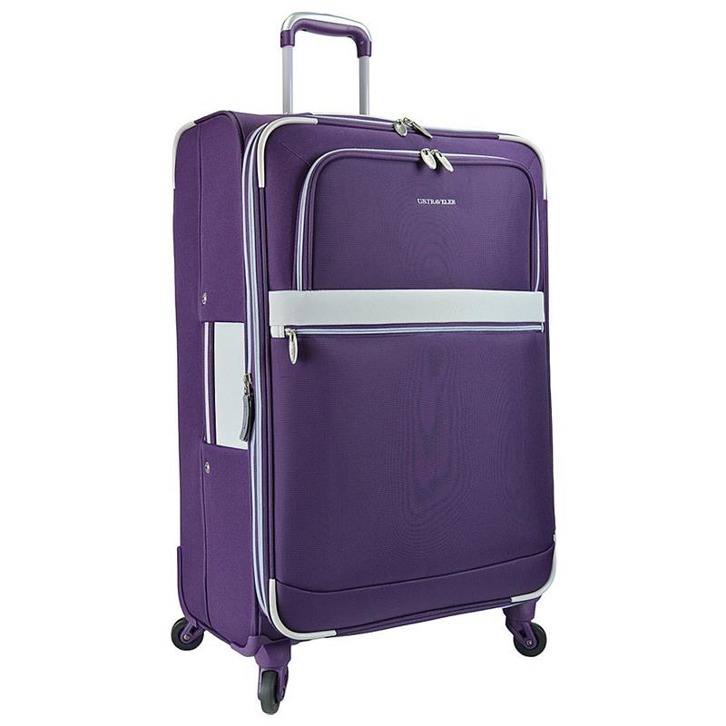 Vali Travler's Choice Alamosa 55cm 600D Polyester Luggage - Purple - TC08059L22