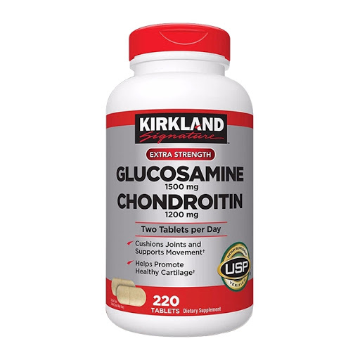 Viên uống bổ khớp Kirkland Glucosamine 1500mg & Chondroitin 1200mg 220 Viên