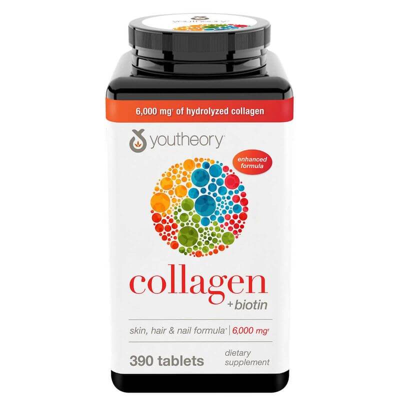 Viên uống bổ sung Collagen Youtheory (Collagen Type 1-2-3) 390 Viên