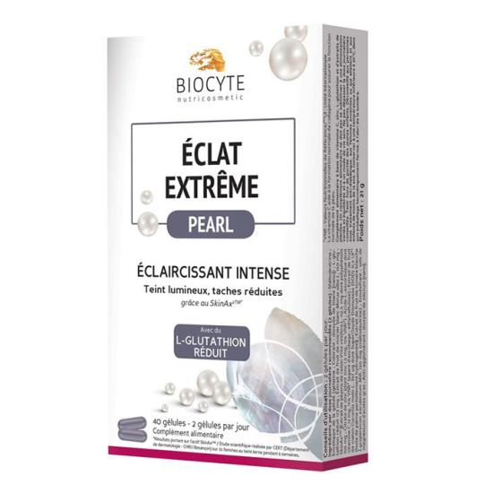 Viên uống giảm nám, trắng da Biocyte Éclat Extrême Pearl 2 vỉ x 20 viên