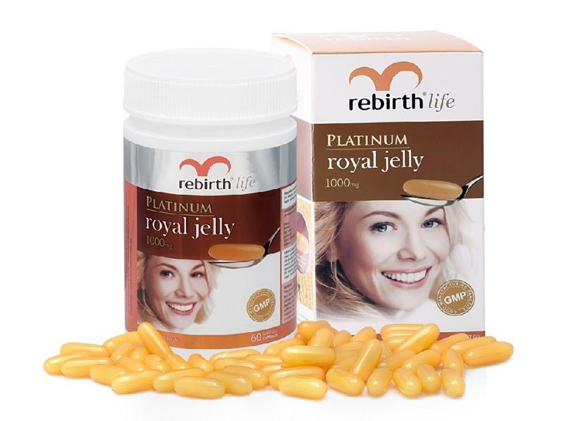 Viên uống sữa ong chúa Royal Jelly Rebirth RL04 60 viên