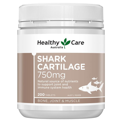 Viên uống sụn cá mập Healthy Care Shark Cartilage 750mg 200 viên