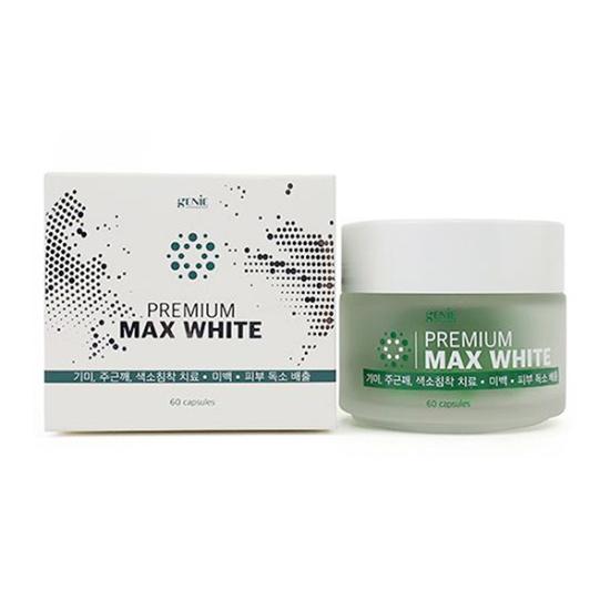 Viên uống trắng da Genie Premium Max White 60 viên xanh - 2096047