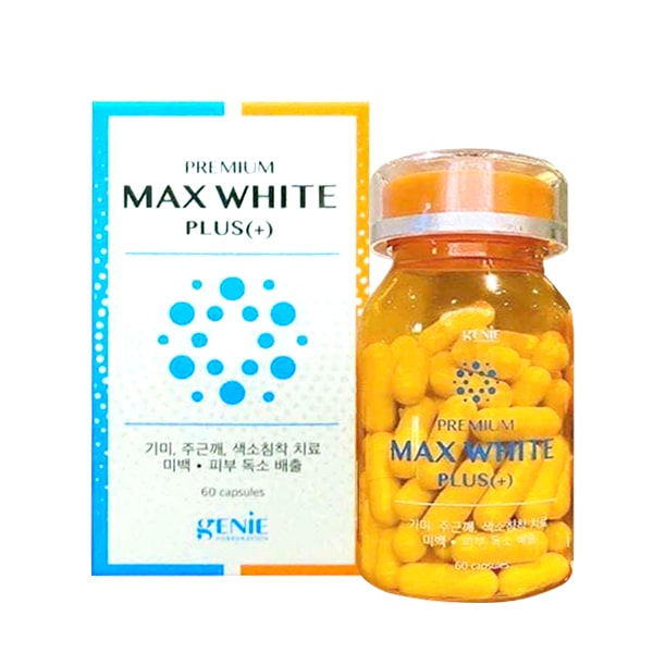 Viên Uống Trắng Da Genie Premium Max White Plus+ 60 Viên