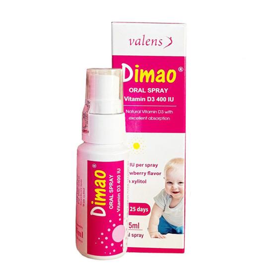 Vitamin D3 DMAO dạng xịt, giúp hỗ trợ phòng ngừa thiếu Vitamin D, hỗ trợ hấp thu canxi và tăng chiều cao